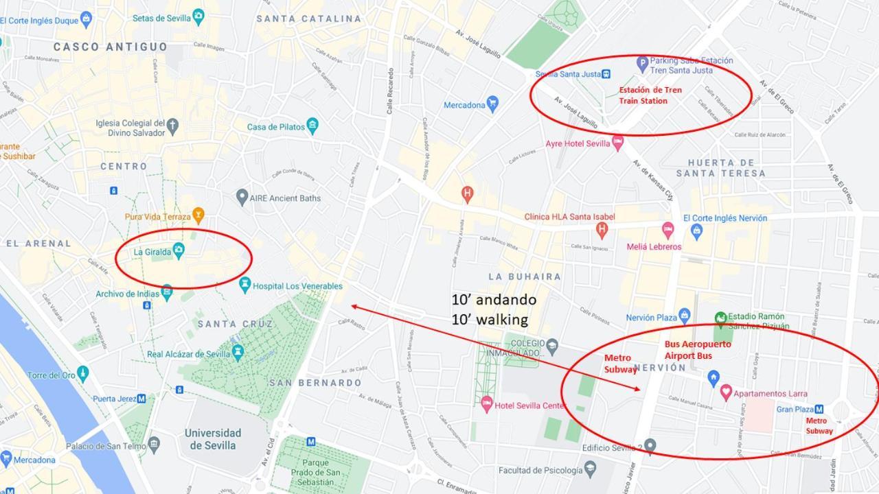 Larra Nervion Subway Tranvia Apartment Севиля Екстериор снимка